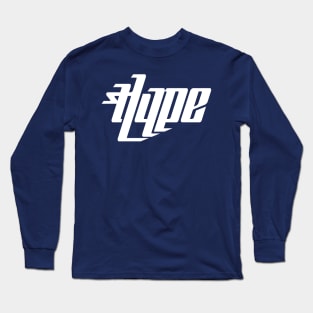 Hype Type White Long Sleeve T-Shirt